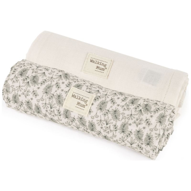 Lot 2 Langes Gala Mint (70 x 70 cm) Walking Mum Produit 1